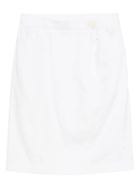 Saint Laurent Pre-Owned 1980s cotton skirt