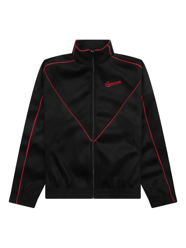Willy Chavarria Ruff Rider Embroidered Sweatshirt in Black