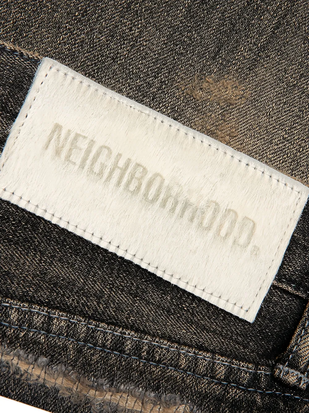 Neighborhood Savage jeans Zwart