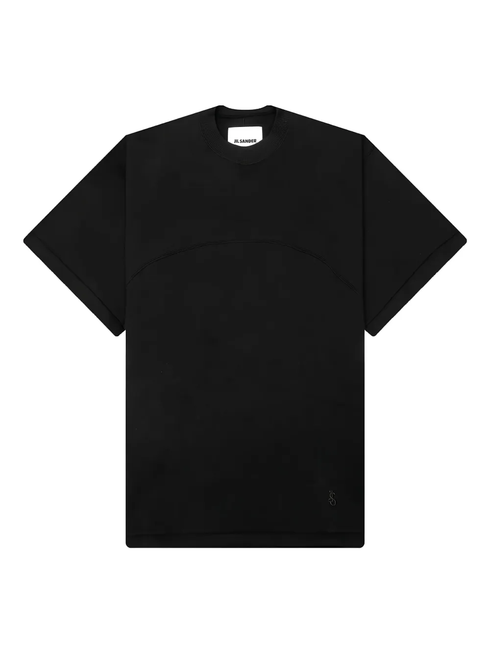 Jil Sander Katoenen T-shirt Zwart