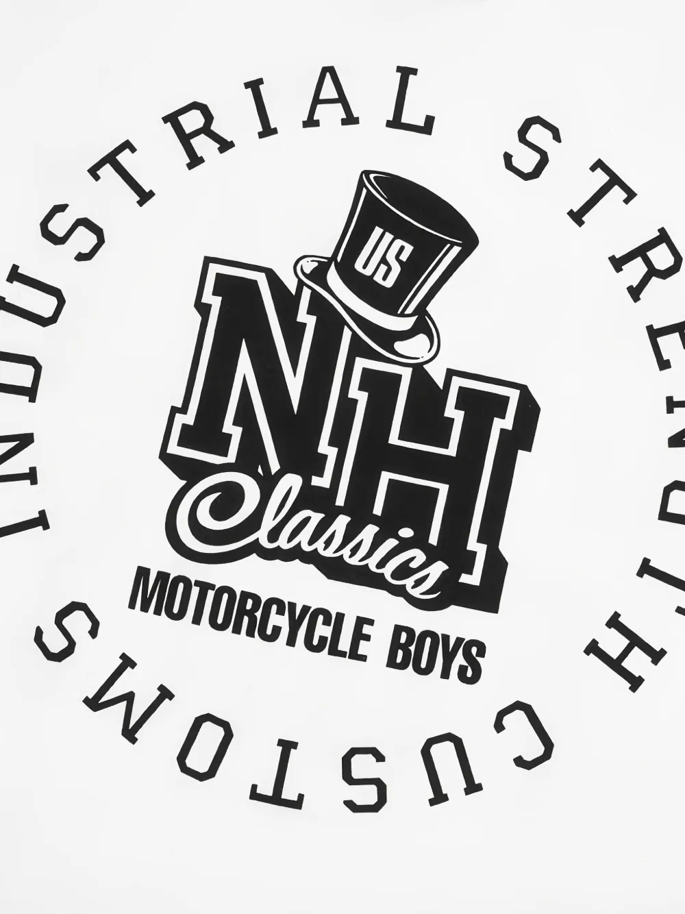 Neighborhood NH5 Cycle Fury T-shirt Wit