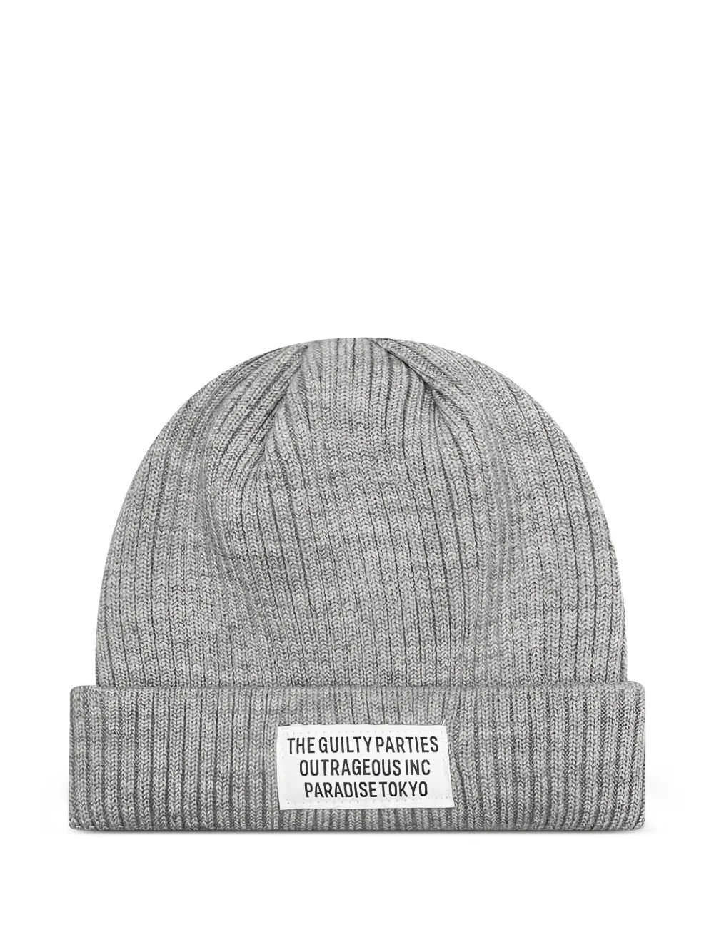 WACKO MARIA ribbed beanie | Grey | Image 1