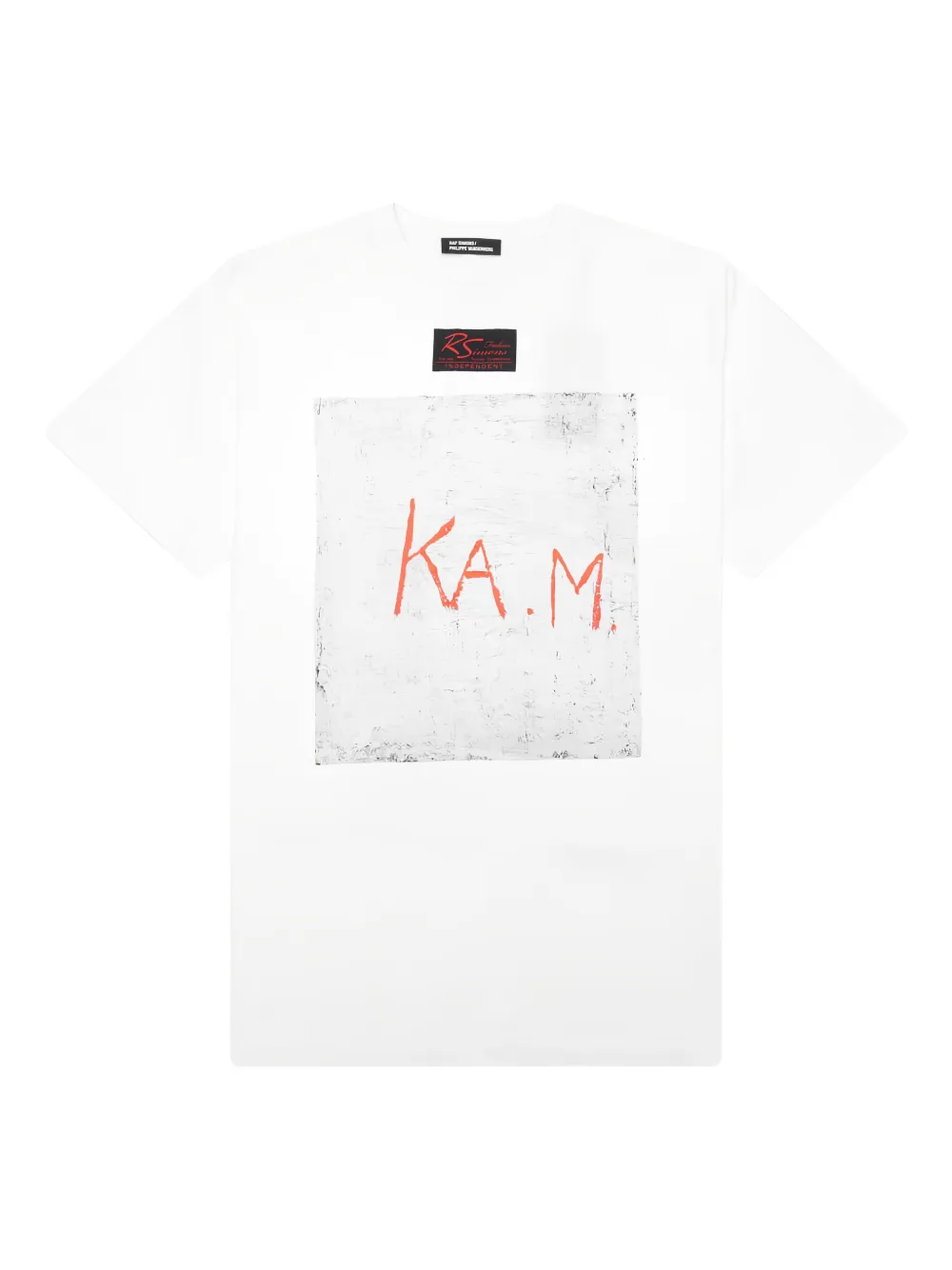 Raf Simons K.A.M. T-shirt - ホワイト Raf Simons K.A.M. T-shirt - ホワイト