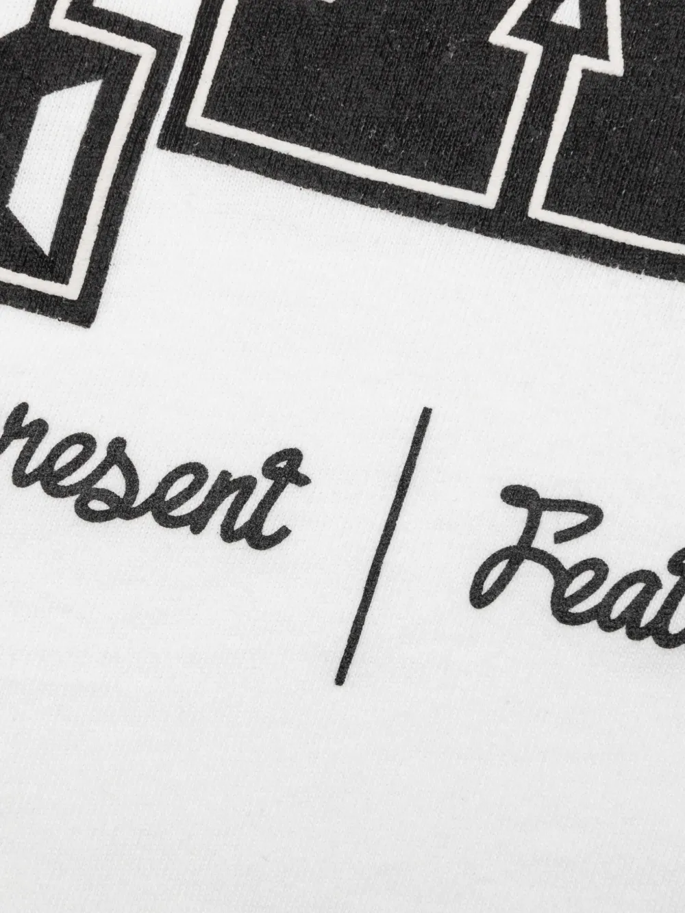 Represent x Feature grafisch T-shirt met logo Wit