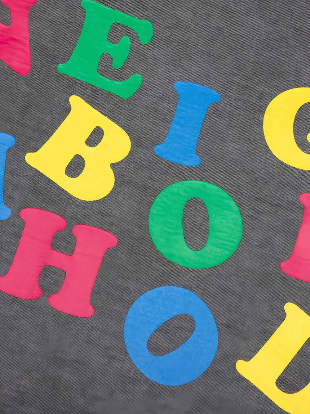 Neighborhood T-shirt met grafische print Grijs