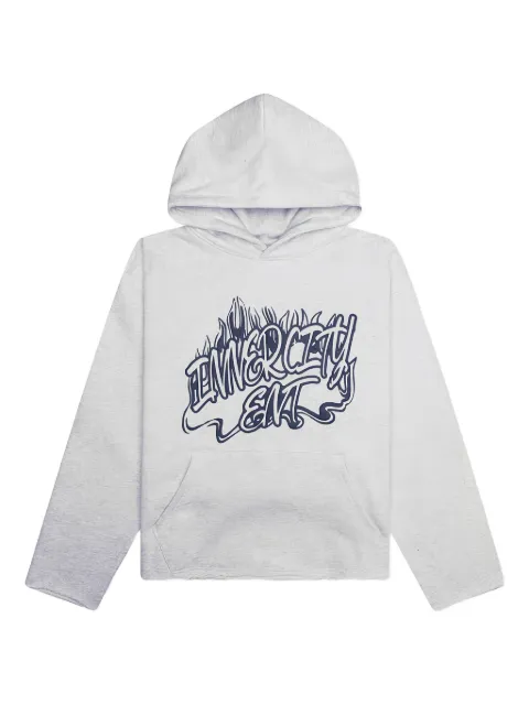 Honor The Gift Fire flame-print hoodie
