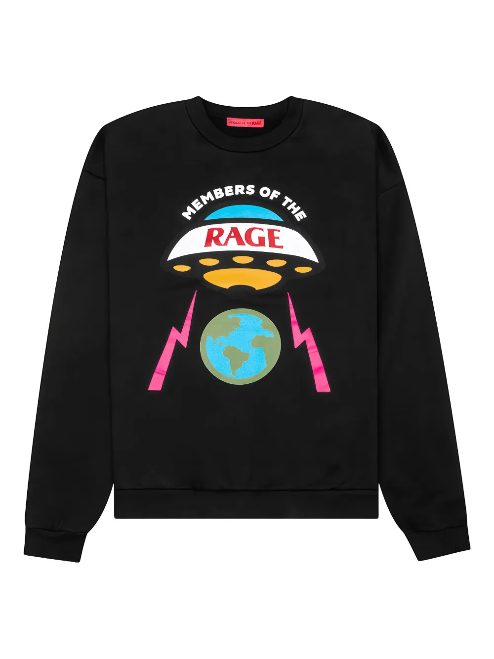 MEMBERS OF THE RAGE crew-neck logo sweatshirt - ブラック MEMBERS OF THE RAGE crew-neck logo sweatshirt - ブラック