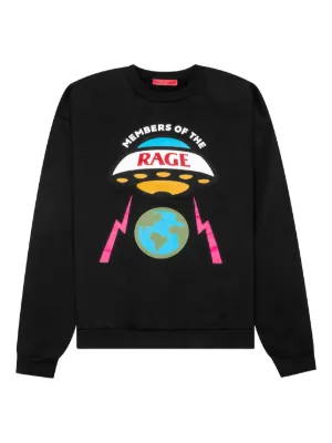 【関税込み】Members of the Rage スウェットシャツ MEMBERS OF THE RAGE グラフィック スウェットシャツ | ブラック