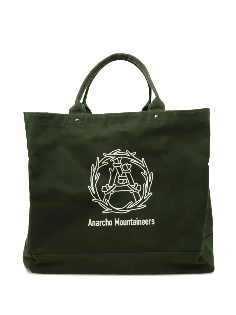 Anarcho Mountaineers logo tote bag