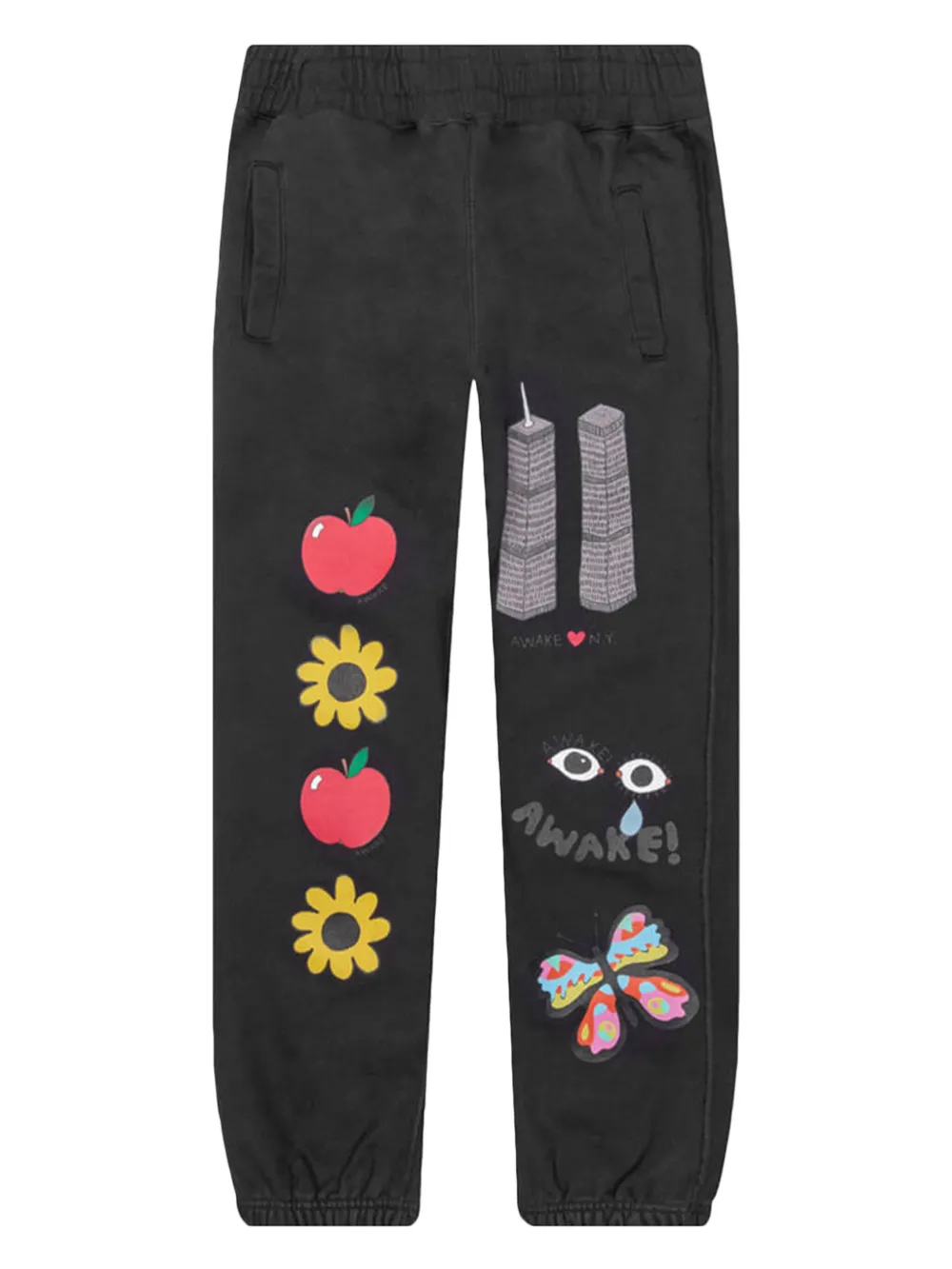 x Stefan Meier NY printed track pants