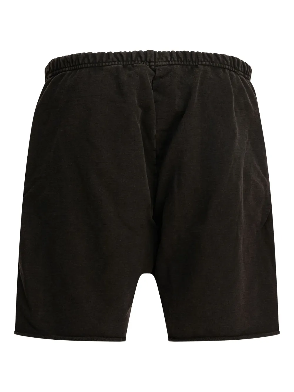 RRR123 graphic-print drawstring shorts - Zwart