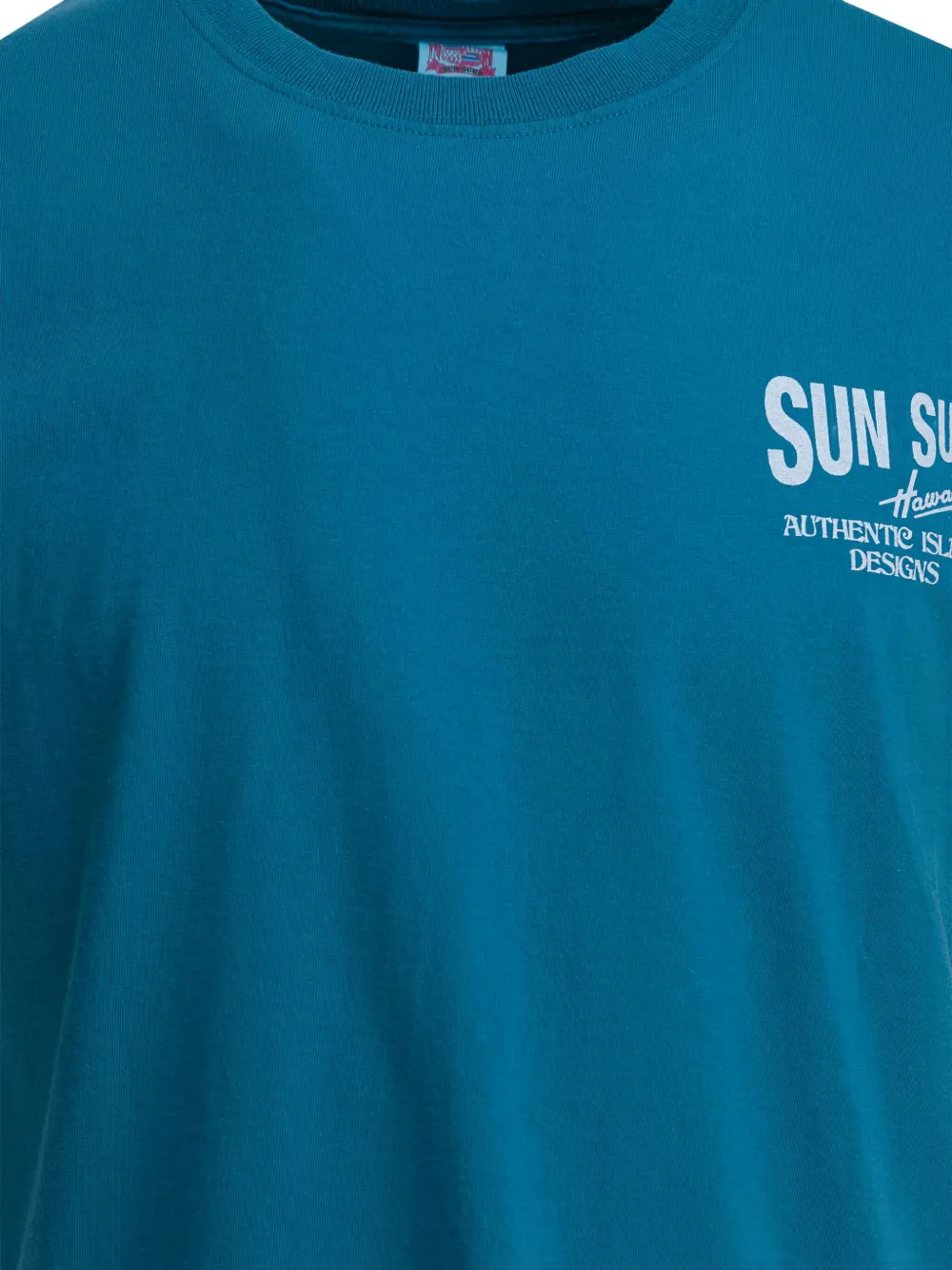 Sun Surf Surfer-graphic T-shirt In Blue
