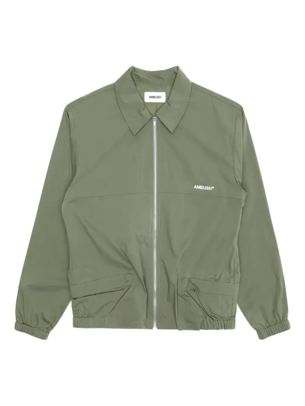 AMBUSH ジップアップ ジャケット | グリーン | FARFETCH JP