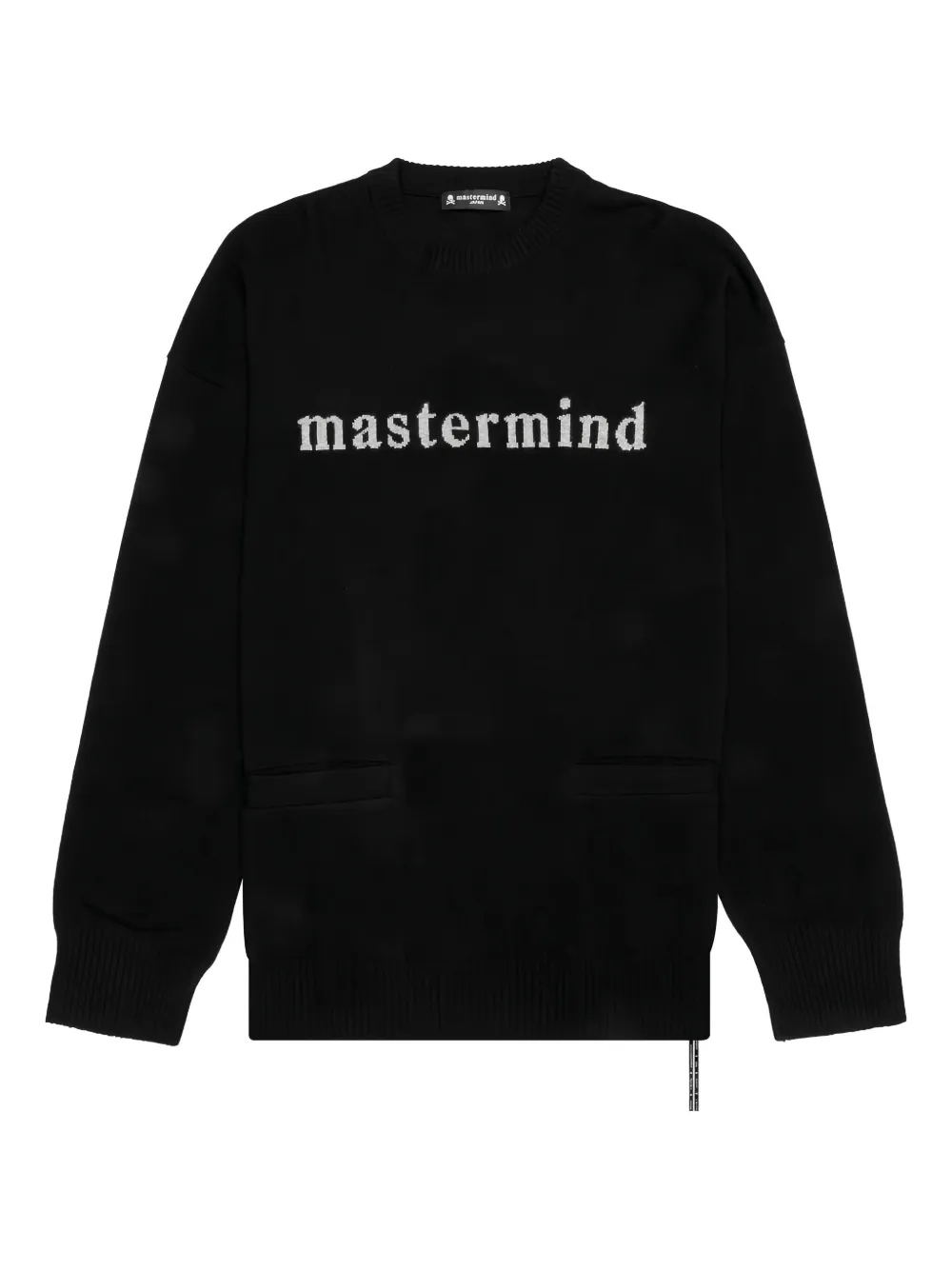 Mastermind Japan skull intarsia-knit sweater | Black | Image 1