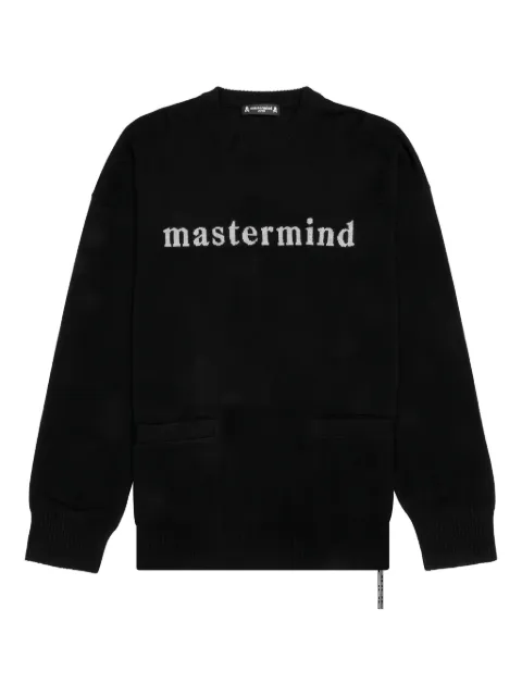 Mastermind Japan skull intarsia-knit sweater