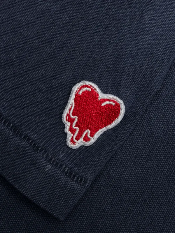 Emotionally Unavailable melting-heart Logo T-shirt | Blue | FARFETCH
