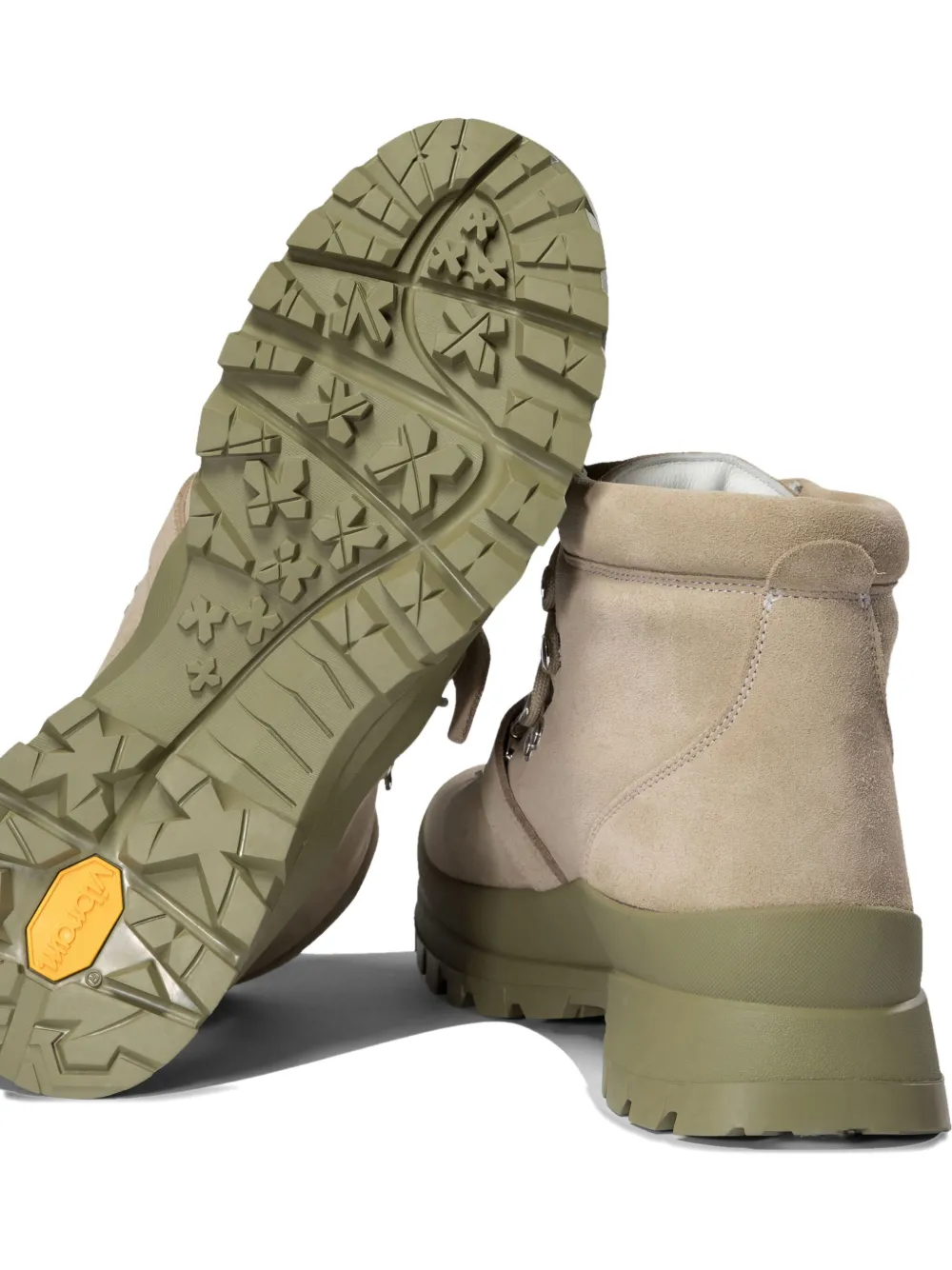 nonnative x Diemme buckle-strap lace-up boots Neutrals