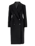 Tagliatore double-breasted cashmere coat - Black
