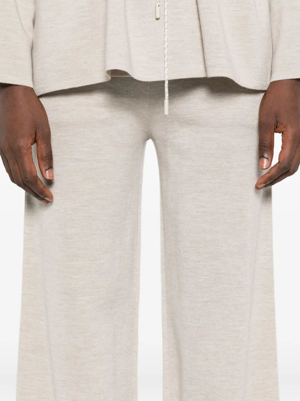 Max Mara Wide-leg Trousers In Neutral