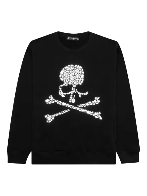 Mastermind World skull crystal-embellished sweatshirt