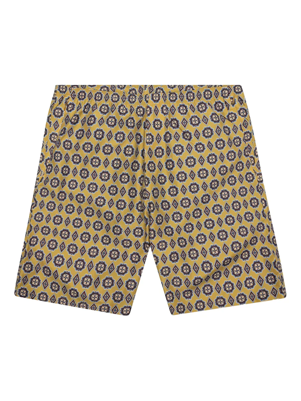 Needles patterned drawstring swim shorts Geel