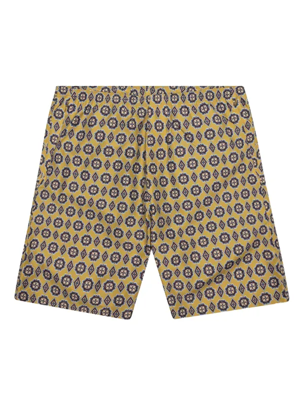 Needles Patterned Drawstring Swim Shorts Yellow FARFETCH LB