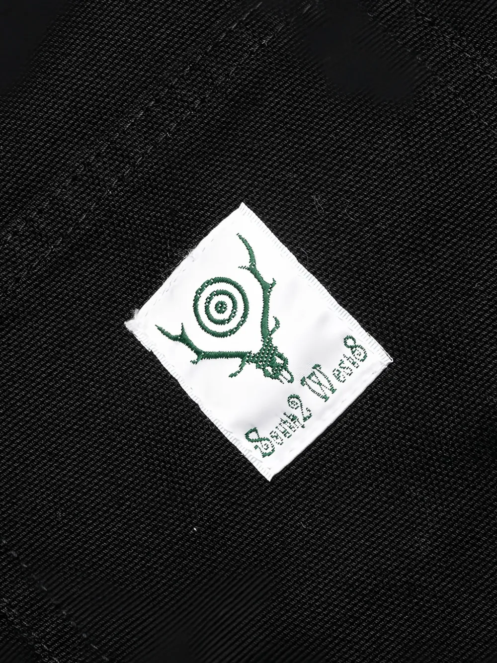 SOUTH2 WEST8 Canvas katoenen shirtjack met studs Zwart