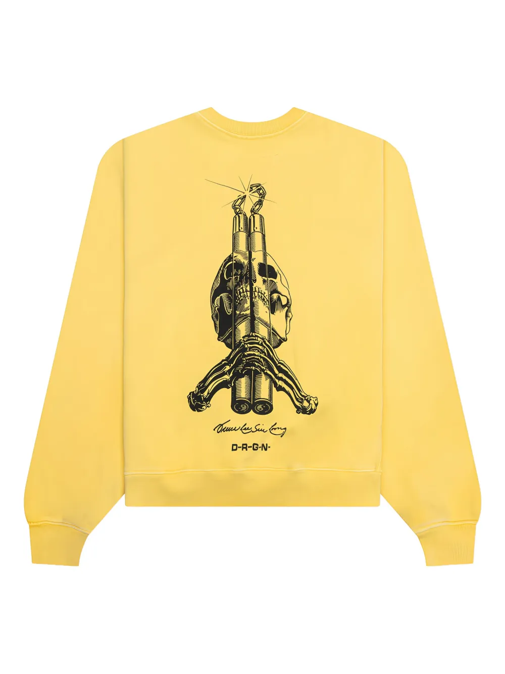D-R-G-N Bones skull crew-neck sweatshirt | Sweatshirts | Image 2