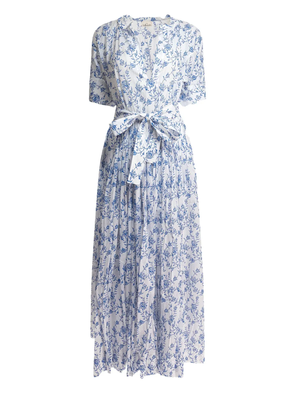 floral pleated dress