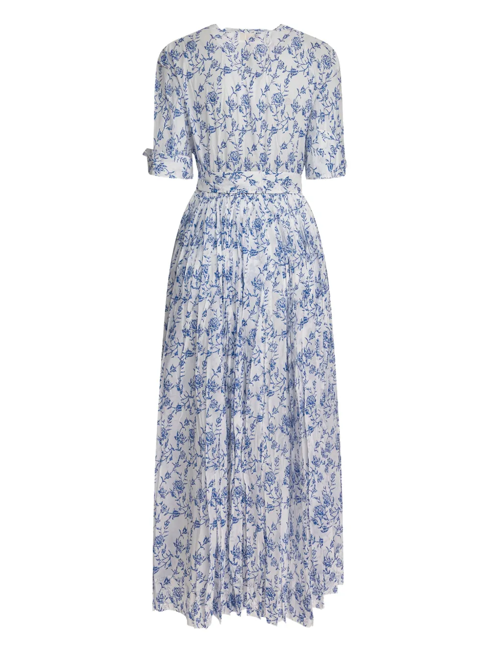 La Maison Talulah floral pleated dress - Blauw