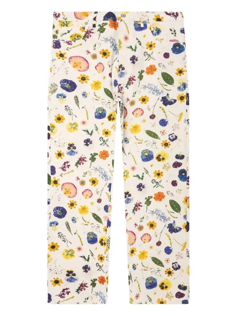 Nahmias jeans con motivo floral