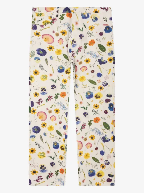 Nahmias floral beaded jeans