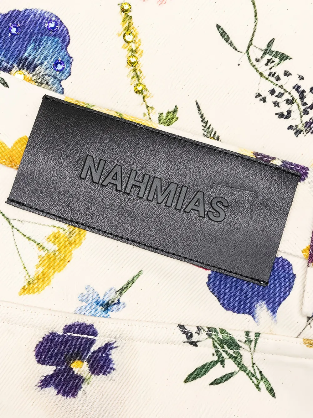 Nahmias Jeans met kralen Veelkleurig