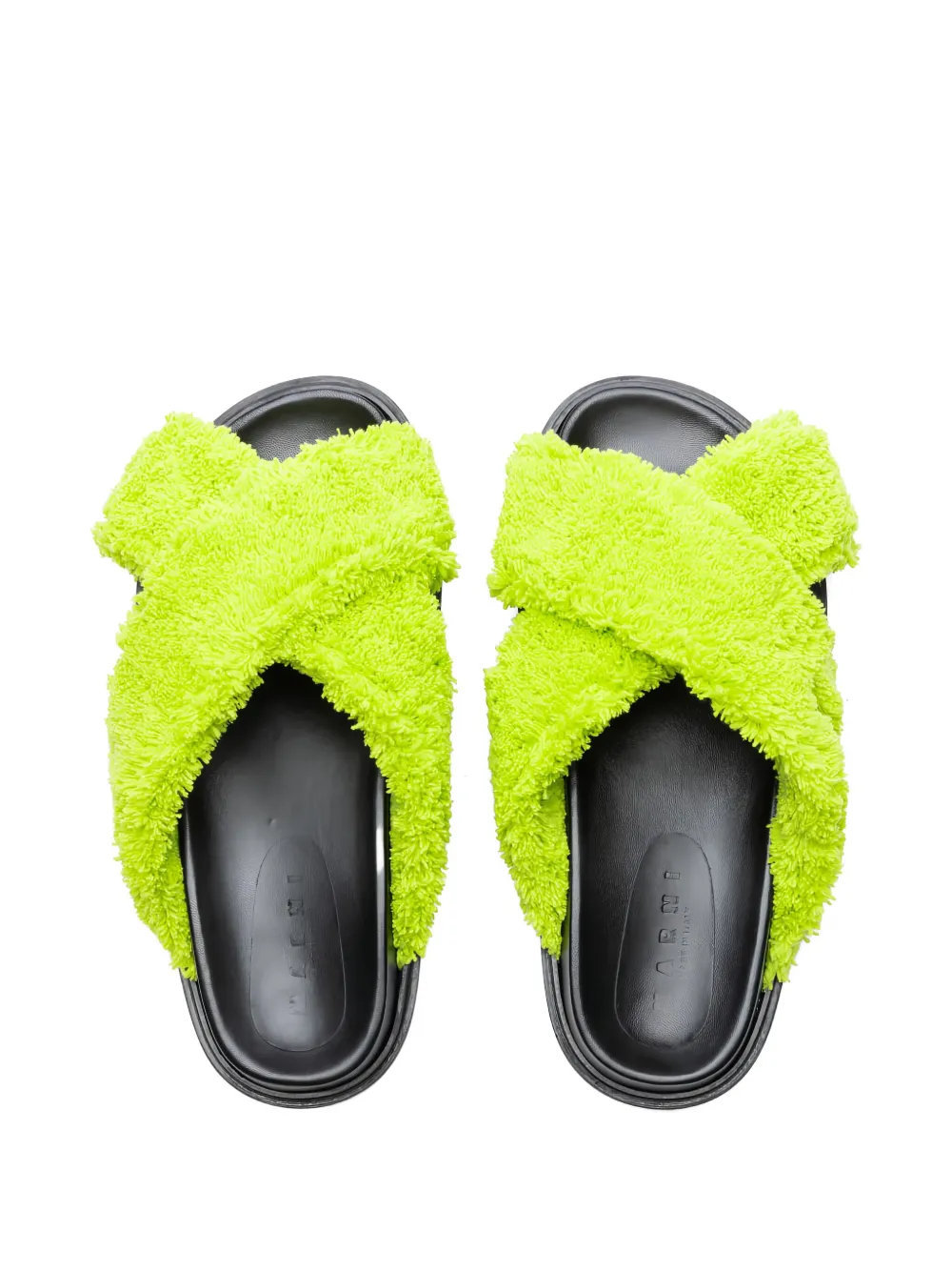 Marni Fussbett sandals Green