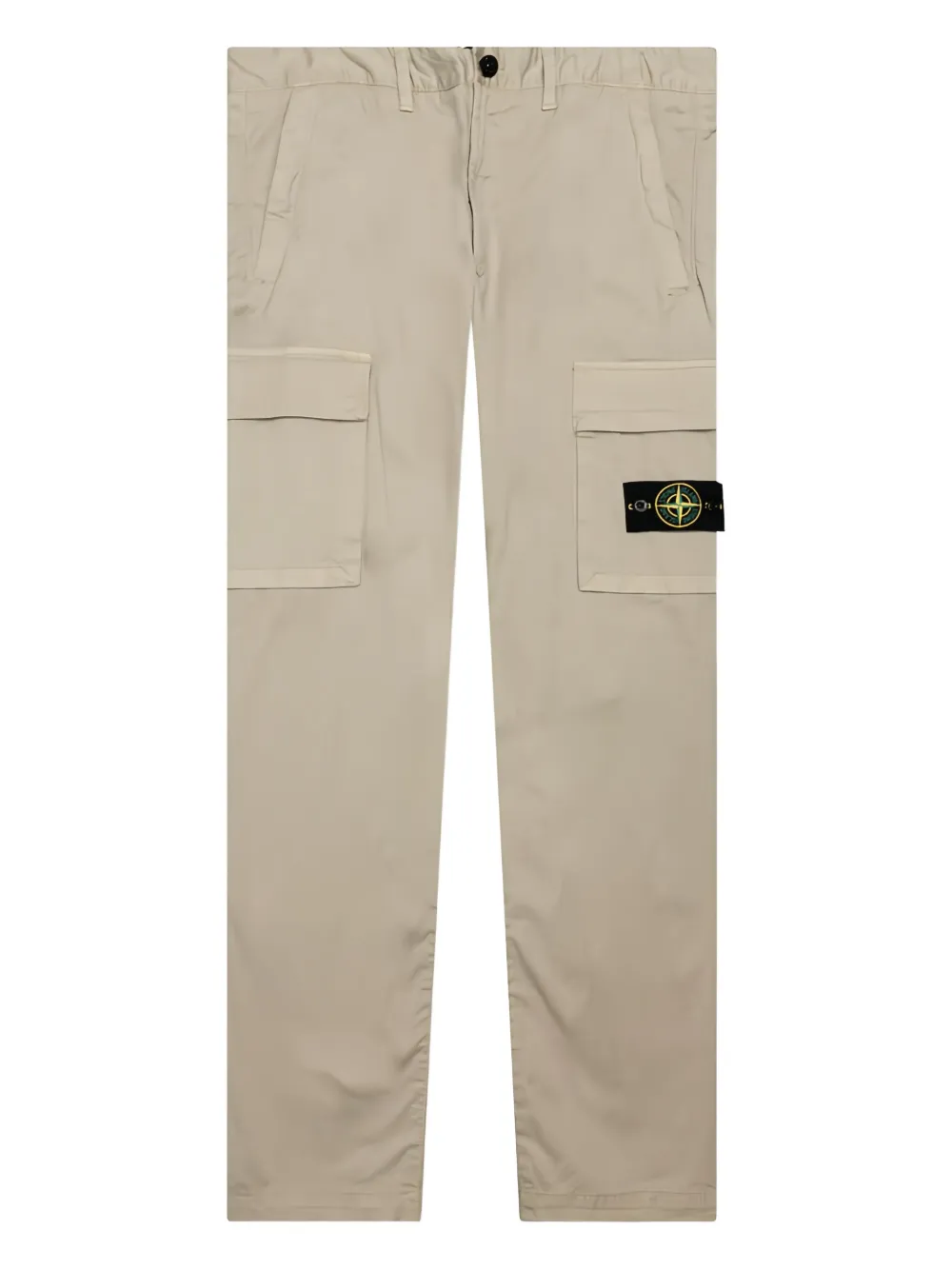 Stone Island cargo-pocket gabardine trousers - ニュートラル Stone Island cargo-pocket gabardine trousers - ニュートラル