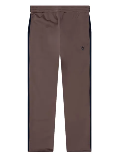 SOUTH2 WEST8 side-stripe zip-pocket track pants