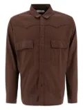 nonnative double-pocket western shirt - Brown