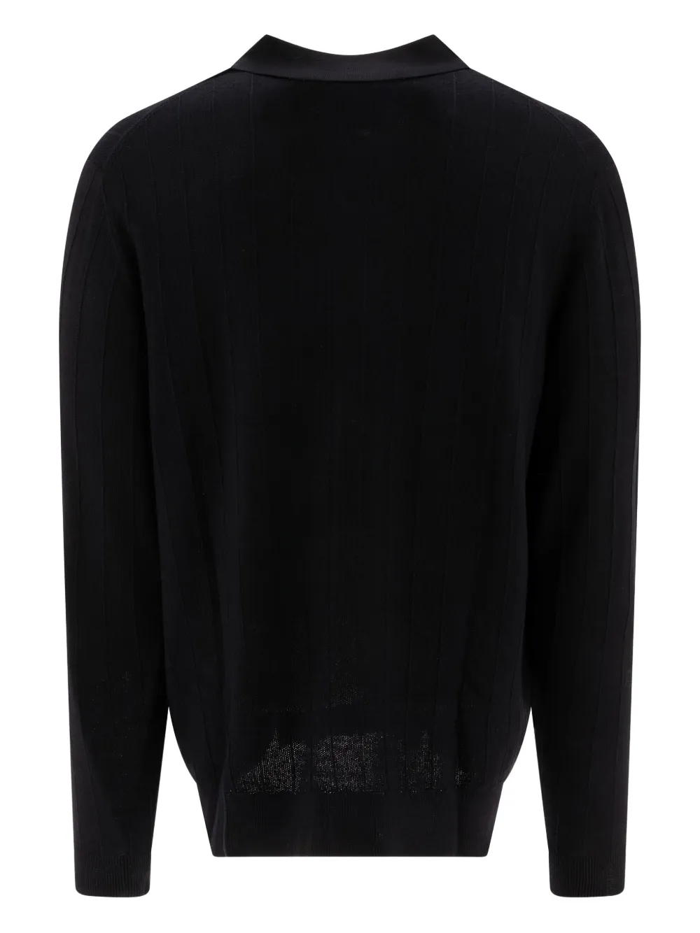 NN07 Vest met polokraag Blauw