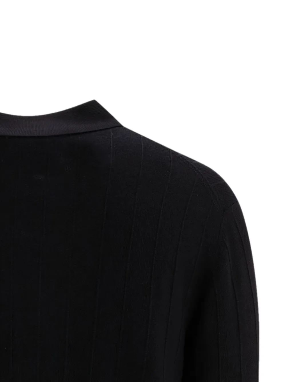 NN07 Vest met polokraag Blauw