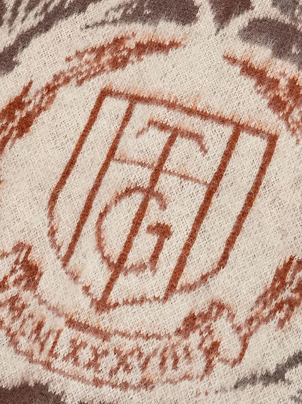 Honor The Gift Intarsia vest Bruin