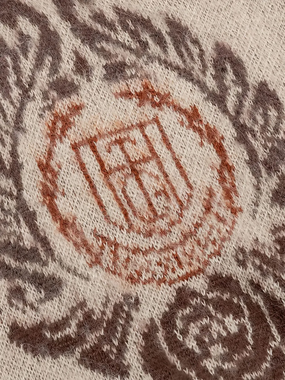 Honor The Gift Intarsia vest Bruin