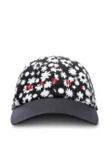 Marni floral-print baseball cap - Black