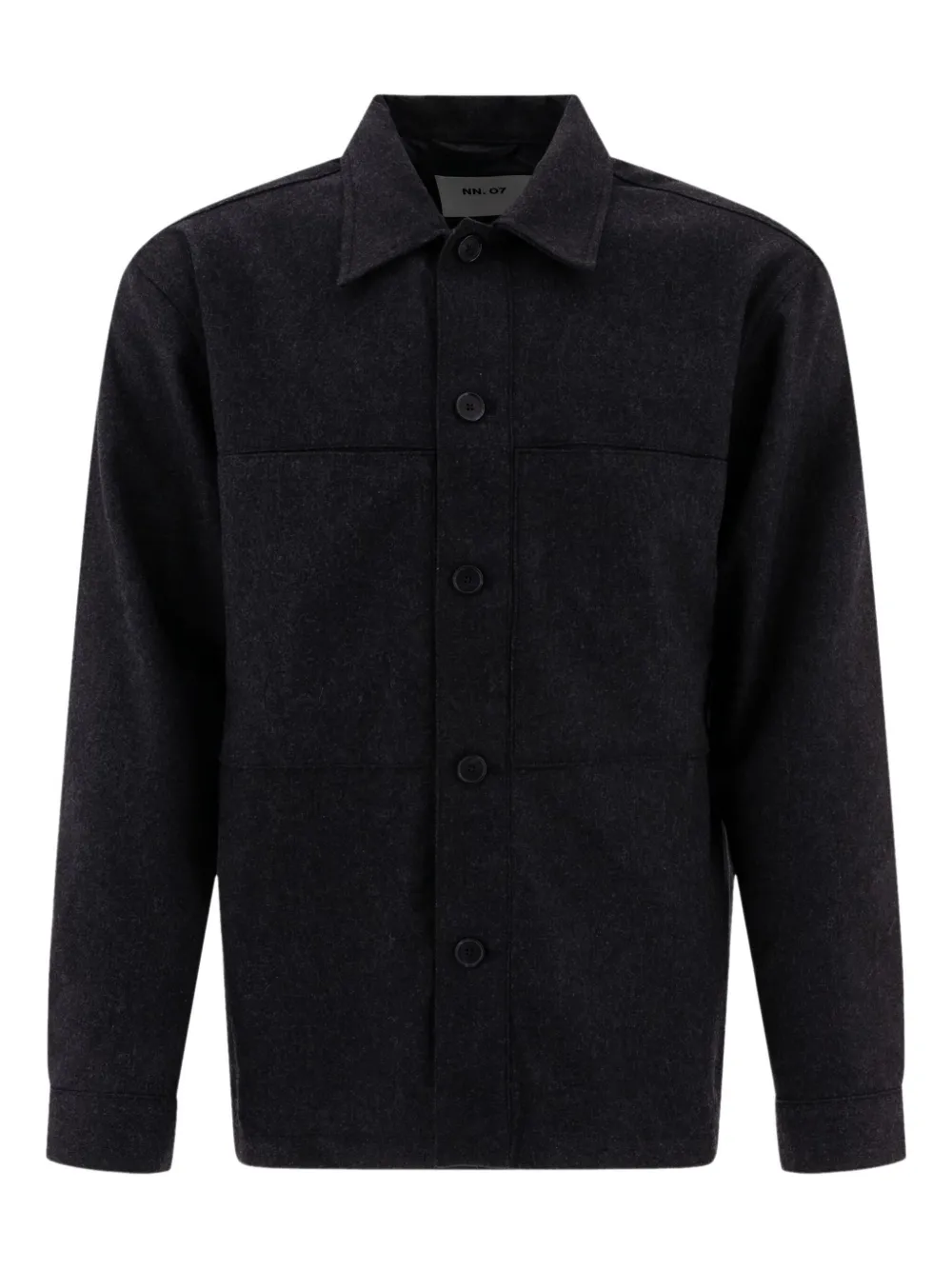 patch-pocket shirt jacket