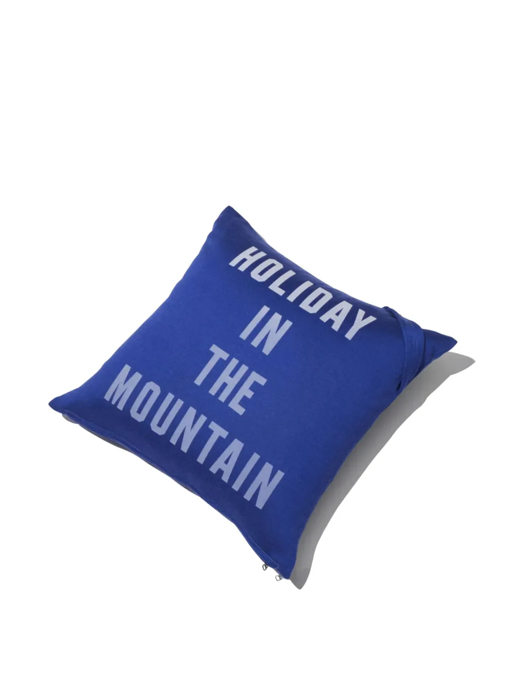 Mountain Research logo-patch single cushion | Blue | Image 1