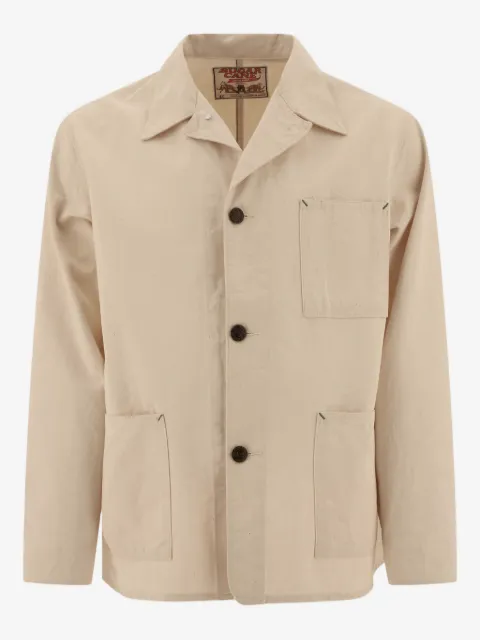 Sugar Cane Jeans patch-pockets shirt jacket