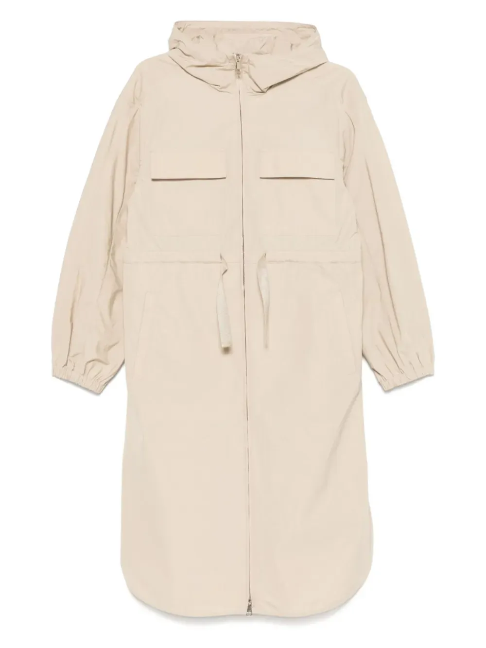 Moncler Laerte parka coat Beige