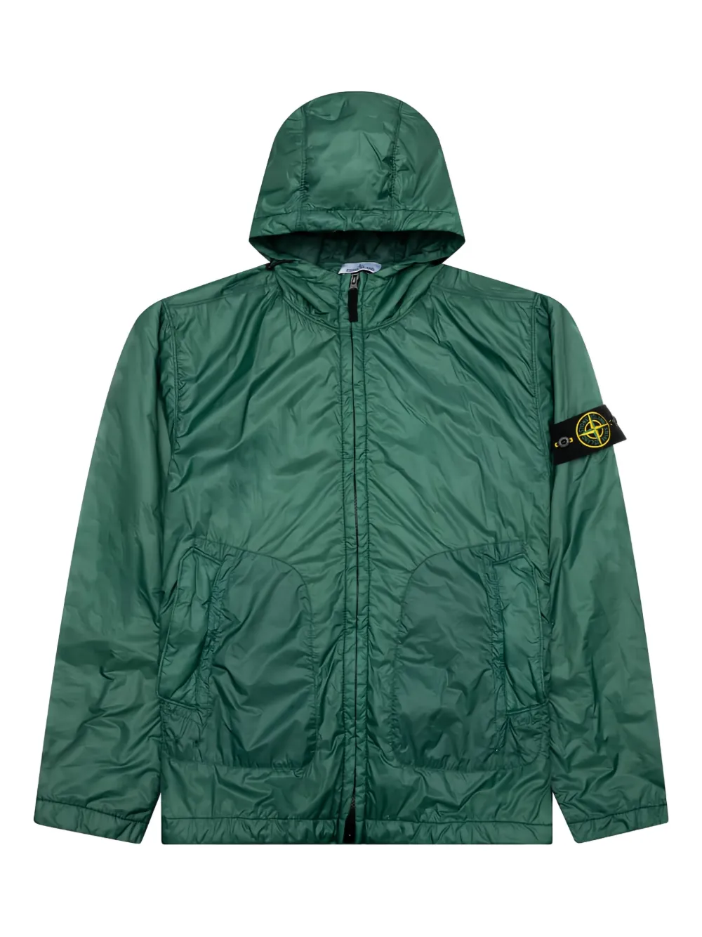 Stone Island Inpakbaar jack met capuchon Groen