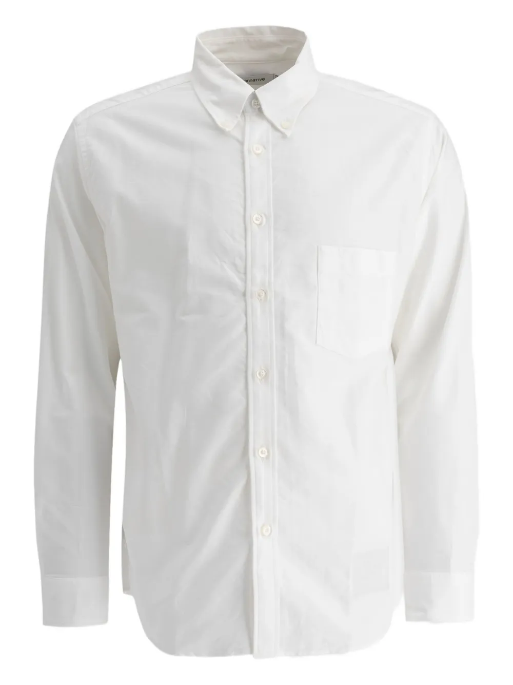 Nonnative Logo-embroidered Buttoned Shirt In White