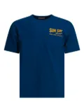 Sun Surf logo-print cotton T-shirt - Blue