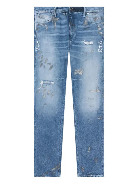 RTA Bryant paint-splatter jeans